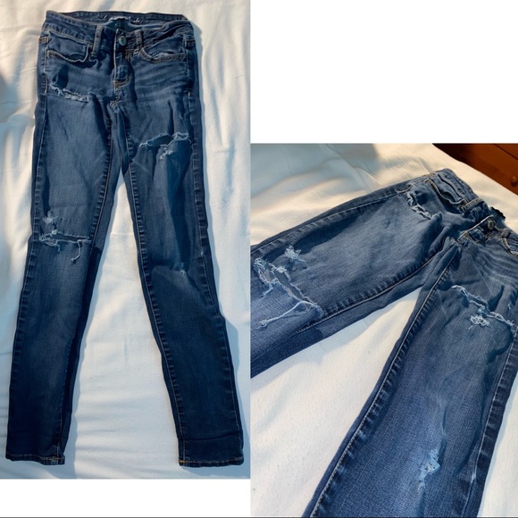 American Eagle Ripped Jeans - Picture 1 of 3